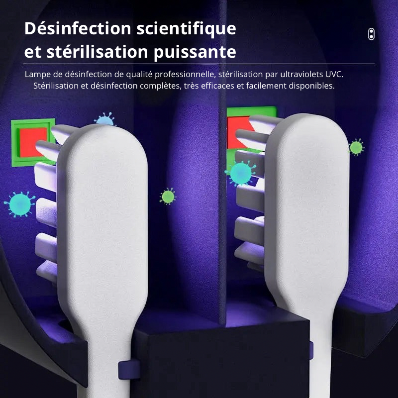 Stérilisateur UV pour brosse à dents.